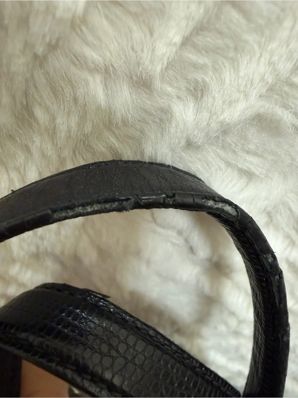 Coach Black Leather Tote with Chain-Detail Straps